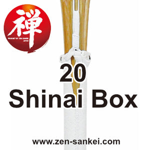 Box of 20 x Normal [HK-35] Assembled Shinai with Gin-Type Tsuka (Keichiku)